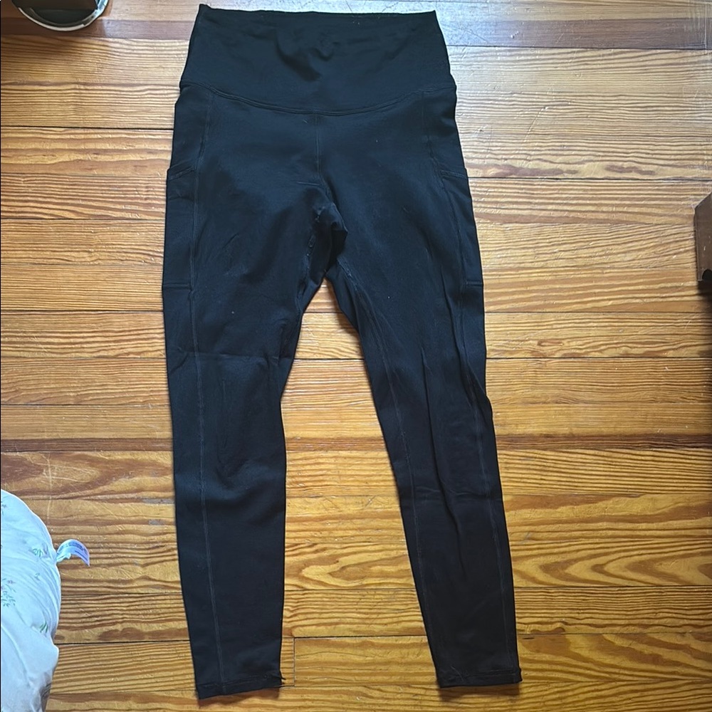 High-Waisted Black Leggings